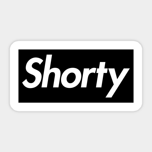 Shorty Black Sticker by fighttheheight